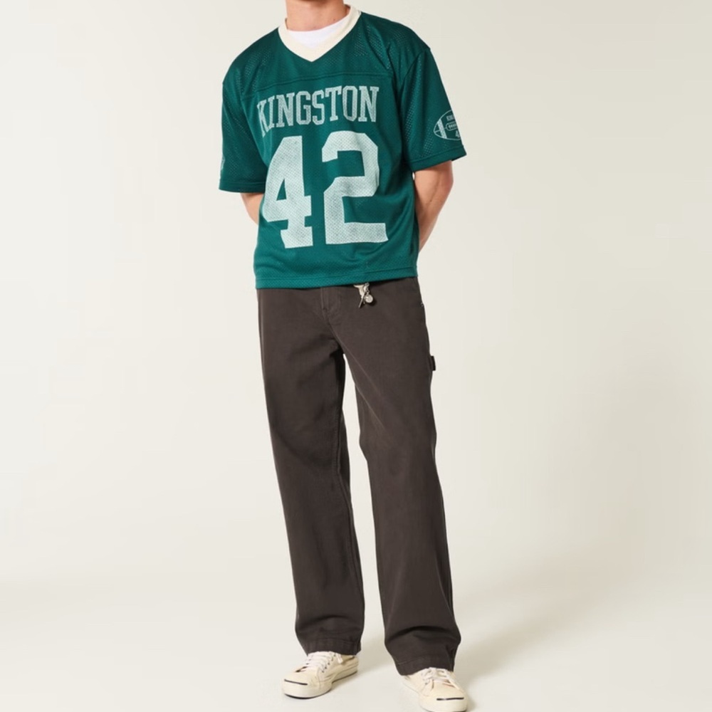 NWOT Hollister Brown Baggy Jeans